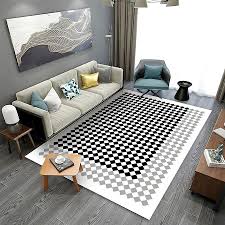 checkerboard plaid colorful carpet
