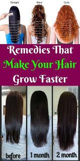 Cutting hair is obviously not a good way to grow your hair fast unless you. Effective Remedies That Make Your Hair Grow Faster Grow Hair Grow Hair Faster Long Hair Styles