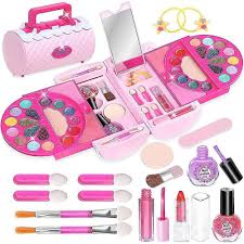 kids cosmetic toy handbag box kit