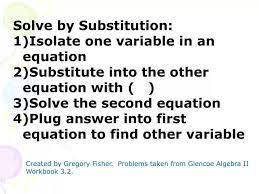 Isolate One Variable In An Equation