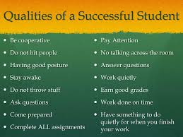 qualities of a s uccessful student