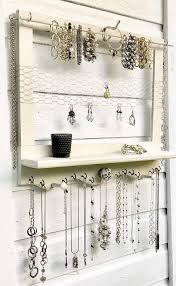 wall mounted jewelry organizer and