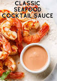 What is seafood cocktail sauce made of?