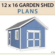 Diy Plans For 12x16 Garden Shed Large