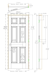 door specifications and terms