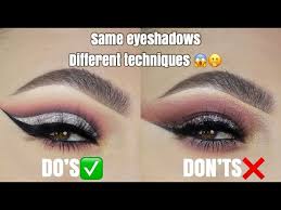 eyeshadow do s and don ts you