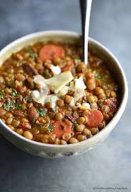 Make a roasted vegetable salad instead of bean salad for a side dish. Bacon Lentil Soup Recipe She Wears Many Hats