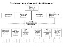 Traditional Nonprofit Organizational Structure Non For Profits