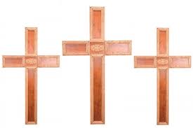 Large Decorative 3 Wall Cross Display