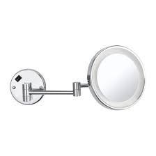 Wall Mounted Magnifying Mirror With Led