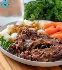 It's made by first searing the meat, then cooking. Crock Pot 3 Packet Pot Roast Video The Country Cook