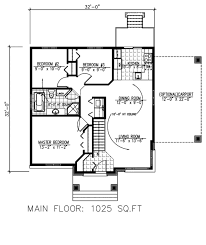 Modern Style House Plan 3 Beds 1