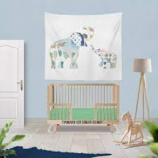 Elephant Tapestry Elephant Nursery Wall