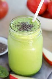healthy green apple smoothie