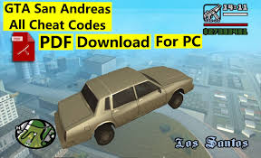 Gta sa cheater apk download for android. Gta San Andreas All Cheat Codes Pdf Download For Pc