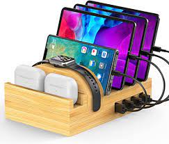 com bamboo charging station for