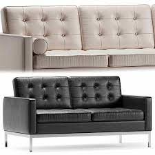 florence knoll sofa 3d model cgtrader