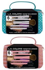 l a colors makeup bag brushes