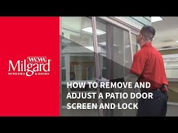 Patio Door Screen And Lock