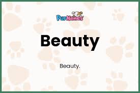 beauty dog name meaning