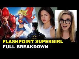 There's a new supergirl in town. Flashpoint Supergirl Sasha Calle Joins Dceu Youtube