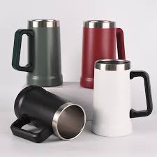 Beer Mugs Double Wall Stainless Steel