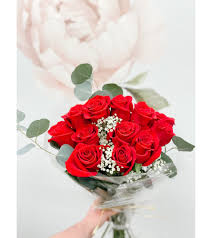 red roses handtied send to grande