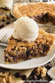 Toll House Chocolate Chip Pie Recipe gambar png