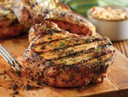 savory charcoal grilled center cut pork