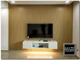 Tv Panel Decorative Wood Wall Fluted