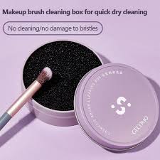 1pc makeup brush cleaning box quick