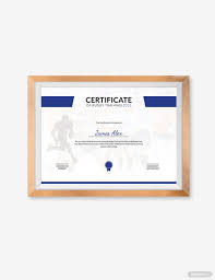 rugby training certificate template in
