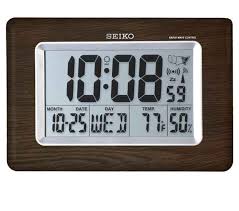 Seiko Qhr020blh Digital Atomic Clock