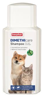 I use dog shampoo on my cat. Dimethicare Shampoo Dog Cat