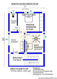 20x30 Best North Facing House Plan With
