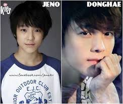 Image result for Super Junior's Donghae and NCT's Jeno