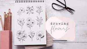 Let's appreciate nature more by studying and creating some flower drawings. How To Draw Flowers Florals Step By Step Youtube
