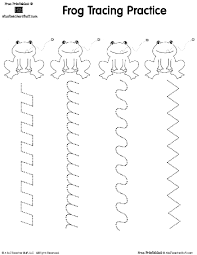 Frog Tracing Practice A To Z Teacher Stuff Printable Pages