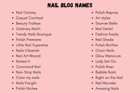 unique nail names ideas