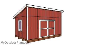 12x18 Lean To Shed Plans Myoutdoorplans