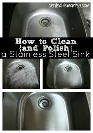 polish a stainless steel sink