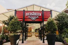 the biergarten at anheuser busch