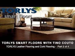 torlys leather flooring and cork