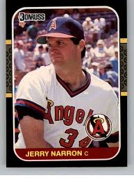 Amazon.com: Baseball MLB 1987 Donruss #603 Jerry Narron EX+ Angels :  Collectibles & Fine Art