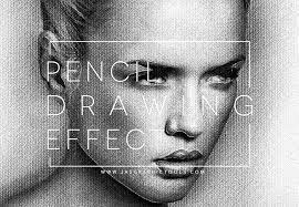 realistic pencil drawing effect