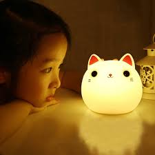 Lmid Cute Silicone Cat Night Light Bedside Lamp Luminaria Children Toys Bed Lamp Sleeping Night Lamp Bedroom Decoration Kids Gif Led Night Lights Aliexpress