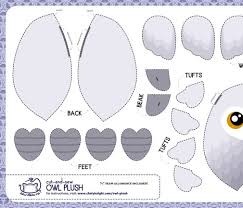 cut sew owl plushies 10 designs by