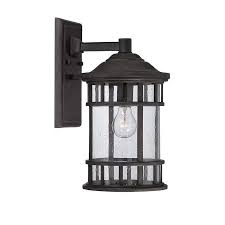 Acclaim Lighting Vista Ii 11 25 In H Black Coral Medium Base E 26 Outdoor Wall Light In The Outdoor Wall Lights Department At Lowes Com