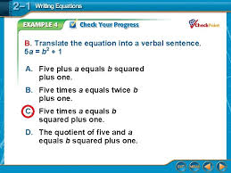 warm up write the verbal expressions