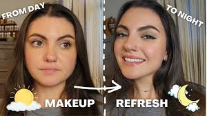 day to night makeup refresh how to